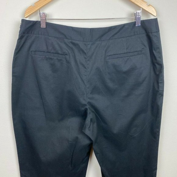 Pendleton Dress Pants 16 Ankle Black Straight Leg Office Career Workwear - Picture 6 of 10